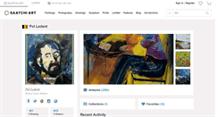 Desktop Screenshot of ledent-gallery.be