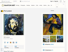 Tablet Screenshot of ledent-gallery.be
